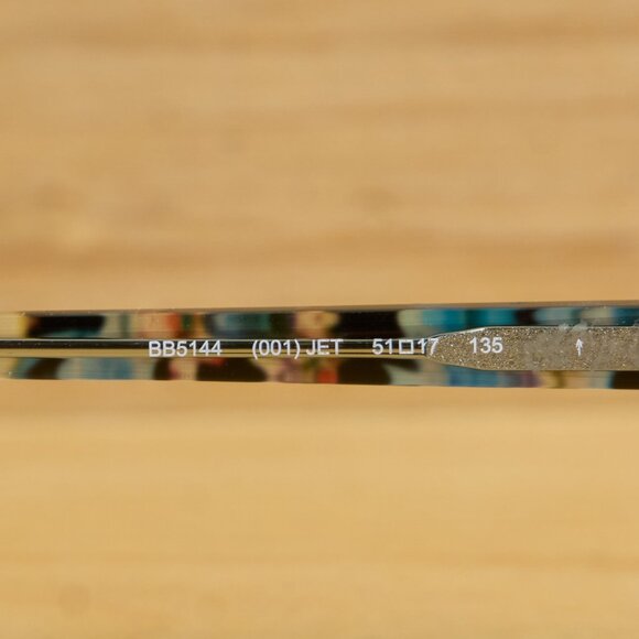 bebe Eyeglasses BB 5144 001 Jet, 51 17 135 - Picture 7 of 9